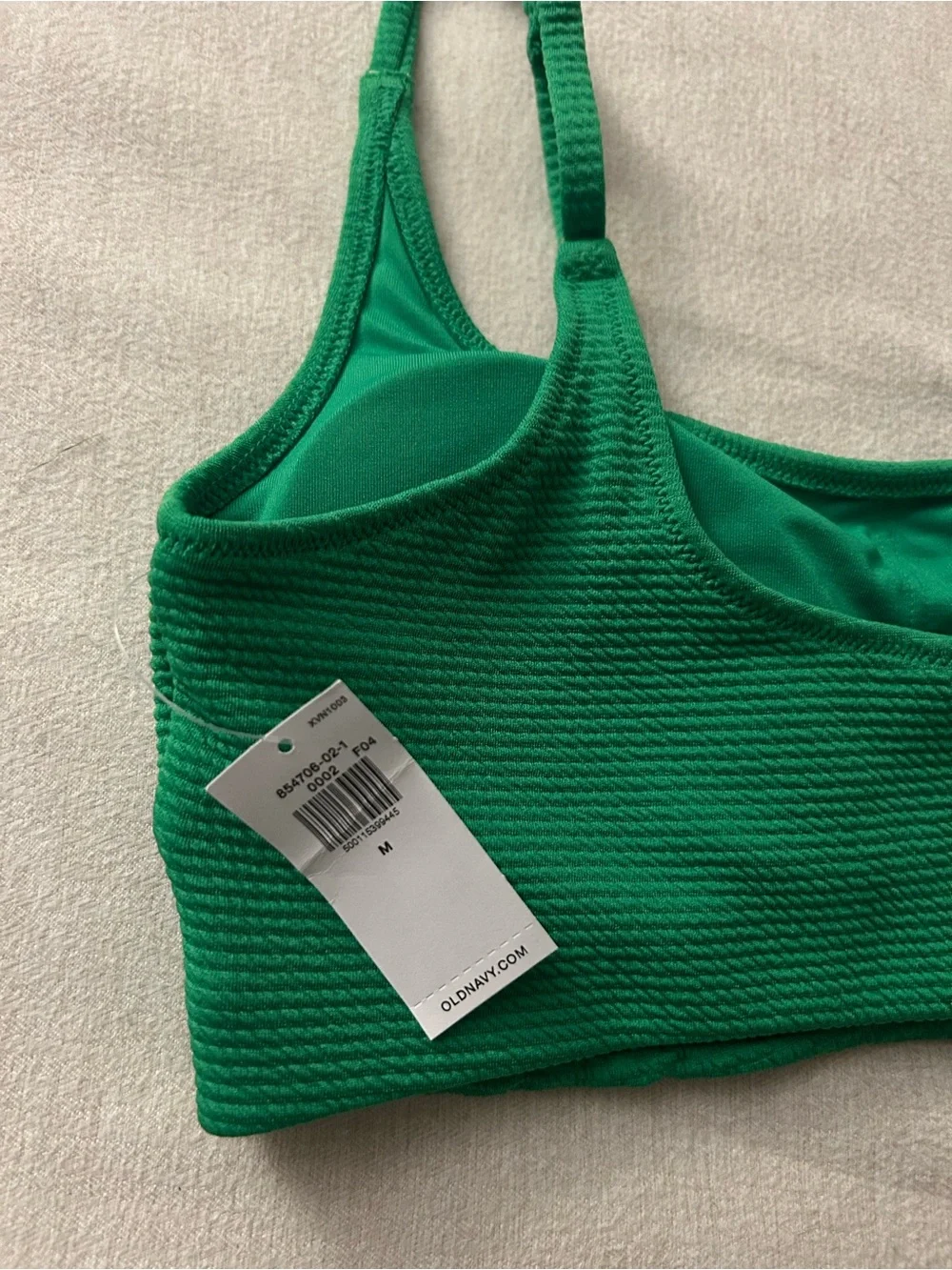 Old Navy Emerald Green Textured Bikini Bottoms